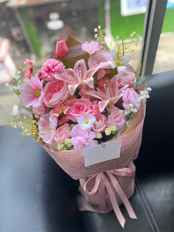 Thumbelina All pink (L) Artificial flower